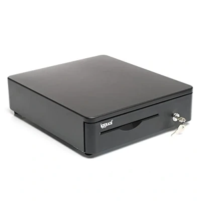 Immagine di iggual Cassetto Portasoldi IRON 10R Registratore di Cassa ad Apertura Manuale o Automatica 4+5 Scomparti per Banconote e Monete