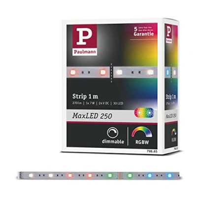 Immagine di Paulmann 79865 Striscia LED con spina 1 m RGBW