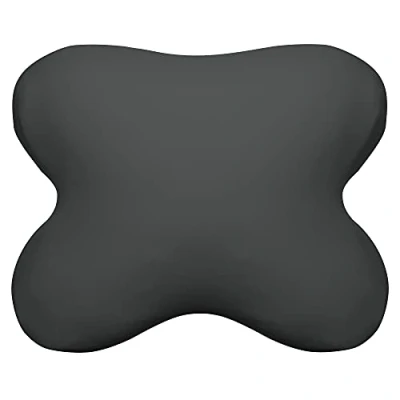 Immagine di Edda Lux Federa adatta al Tempur Ombracio cuscino, 60/56 x 50/48 cm, in morbido jersey 100% cotone per cuscino ergonomico a forma di farfalla, Antracite