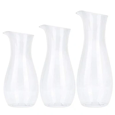 Immagine di Caraffa Acrilico Trasparente Brocca Acqua Succo Bottiglia Vino Bevanda Contenitore Bollitore Per Bar Casa(700cc)