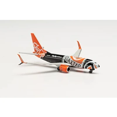 Immagine di herpa SkyUp Airlines Boeing 737 700 Modellino aereo in miniatura da collezione, Multicolore, 535731
