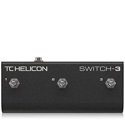 Immagine di TC Helicon SWITCH 3 Robusto pedale accessorio a interruttori per telecomando esteso