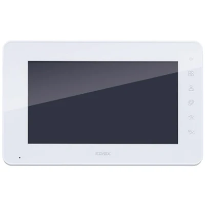 Immagine di Vimar K42912 Monitor supplementare vivavoce a colori LCD 7&quot; con tastiera capacitiva per kit videocitofono, 1 alimentatore spine standard EU, UK, USA, AUS, staffe fissaggio