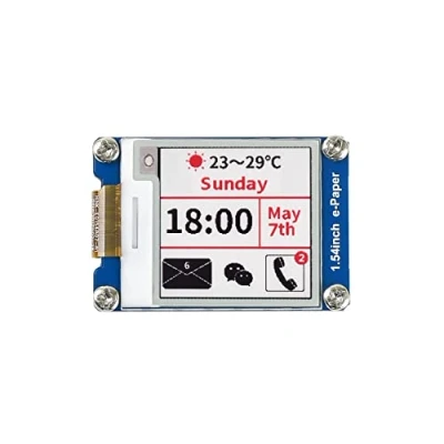 Immagine di Waveshare 2.9Inch E Paper Display Module(B) 296x128 Resolution 3.3v/5v Ink Electronic Screen,Red Black White Three Color for Raspberry Pi/Jetson Nano/Arduino/STM32