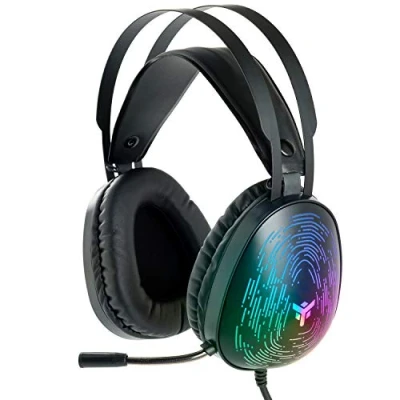 Immagine di Itek Cuffie Gaming H420 da giocatore dotate di microfono Flessibile, con Controllo del volume, cancellazione rumore esterno, colori LED. Adatte per PC e console.