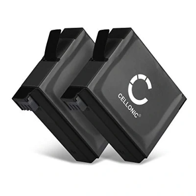 Immagine di CELLONIC 2X Batteria AHDBT 401,335 06532 000 Compatibile con GoPro Hero 4, 4 Plus, Black, Silver 1160mAh 3.8V