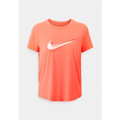 Immagine di Nike Top da Running A Manica Corta Dri Fit One Swoosh Donna, Magic Ember, HJ2204 814, S
