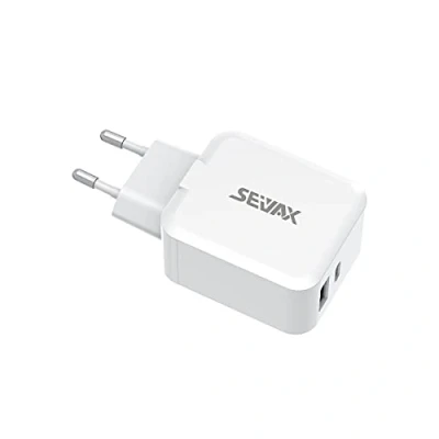 Immagine di SeiyaX PD 30 W Fast Charger Dual Port Type C and USB Quick Charge Wall Compatibile per iPhone 12, 11 Series, Samsung S21, S20, S10 Ipad, Huawei, Xiaomi e More