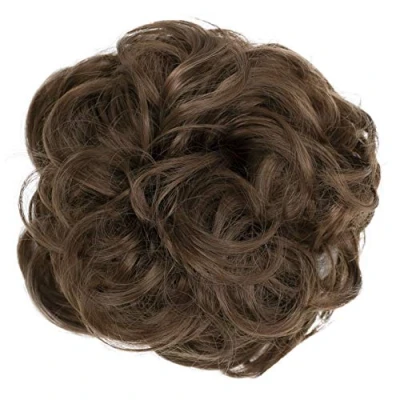 Immagine di CAISHA Elastico Per Capelli XXL Ispessimento Dei Voluminoso Resistente Al Calore Marrone Chiaro G6E