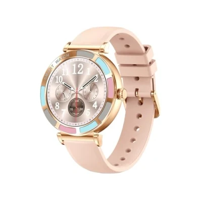 Immagine di Trevi T FIT 245 L Smartwatch con Funzione Chiamata Wireless, Display Full Touch 1.27&quot;, Monitoraggio Sonno, Passi, Frequenza Cardiaca, Esercizio Fisico, Notifiche Chiamate e Messaggi Social, Rosa
