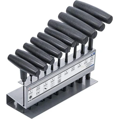 Immagine di BGS technic PRO+ Set di chiavi esagonali con manico a T, 10 pz., 2 mm