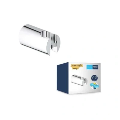 Immagine di GROHE GRO 26102000 Supporto a Parete per Manopola Doccia, Grigio (Cromo), universell