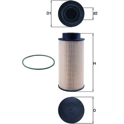 Immagine di MAHLE ORIGINAL KX 182/1D filtro Carburante Cartuccia SCANIA: 4 series, P,G,R,T series