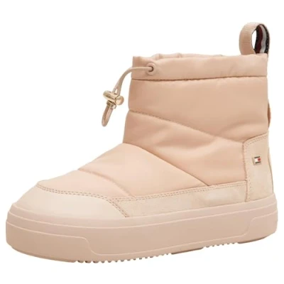 Immagine di Tommy Hilfiger FLAG MINI Tronchetti, Donna, Taglia: 39, Misty blush Pelle e tessuto