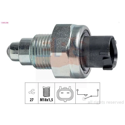 Immagine di EPS 1.860.246 Interruttore, Luce di retromarcia Made in Italy OE Equivalent HONDA: CR V 2