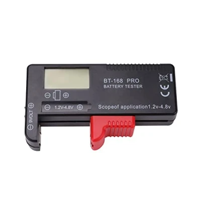 Immagine di VooGenzek BT 168 PRO Tester Batterie Digital universale Volt Checker, per Batteria, Batteria Pile, ​per a Bottone AA, AAA, C, D, 9V, 1.5V 18650