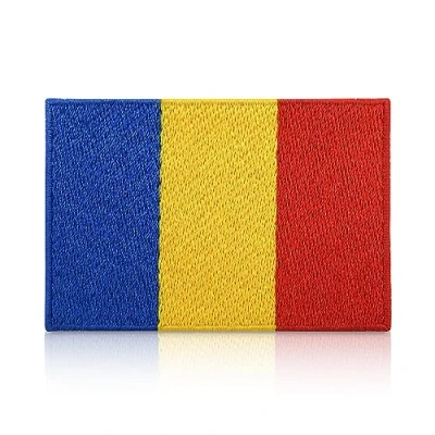 Immagine di Finally Home Toppa termoadesiva con bandiera della Romania, 7,5 x 5 cm, rumena