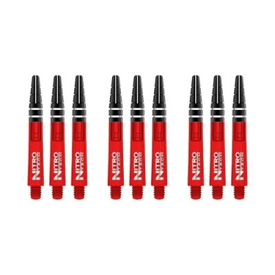 Immagine di Red DRAGON Nitrotech Short Stems 3 Sets per Pack (9 in Total)