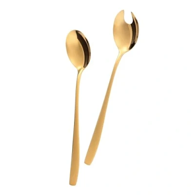 Immagine di GRÄWE® Posate da insalata, 2 pezzi, in acciaio INOX, colore: Oro