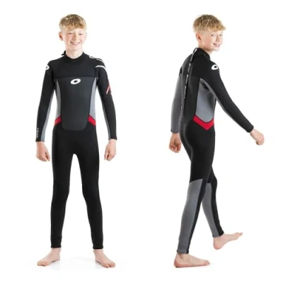 Immagine di Osprey Origin Muta Estiva da Surf, Ragazzo, Spessore del Tessuto 3/2 mm, Ragazzi, Origin, Red, Large/Size 34
