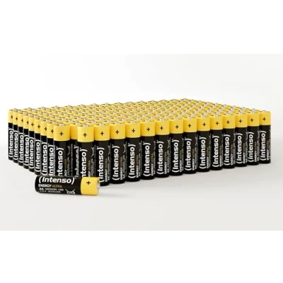 Immagine di Intenso Energy Ultra AA Mignon LR6 Batterie alcaline, confezione da 150, colore: Giallo/Nero