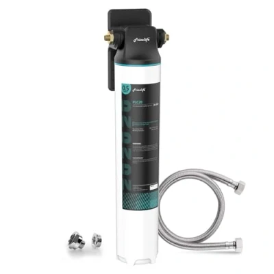 Immagine di Frizzlife SW20 Sistema de filtro agua para debajo del fregadero, certificado NSF/ANSI 53 y 42, reduce el 99,99% plomo, cloro, mal sabor olor, conexión directa, 8 K galones, 0,5 micras