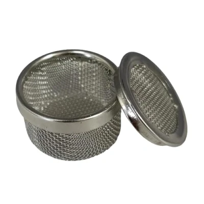 Immagine di KD89 Cestino di pulizia per piccoli pezzi con rete in Acciaio inossidabile, Modello ottone o acciaio, pulire le parti orologi, i gioielli precisione., Inox
