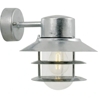Immagine di Nordlux Blokhus 25051031 Lampada da parete per esterno a risparmio energetico, LED (monocolore) E27 60 W Acciaio