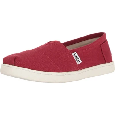 Immagine di TOMS Alpargata Core, Mocassino basso Unisex Bambini e ragazzi, Rosso, 32.5 EU