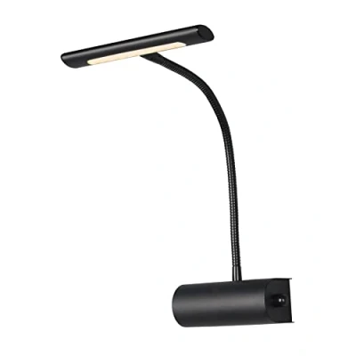 Immagine di Trio Leuchten Curtis 279770132 Lampada da parete, in metallo nero opaco, con LED 4 Watt, dimmeratore, braccio flessibile