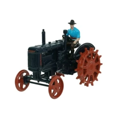 Immagine di Modello di trattore Fordson Major Britains con ruote in acciaio, edizione limitata, metallo modellato da collezione, adatto per bambini dai 3 anni su