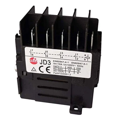 Immagine di KEDU JD3 Relè elettromagnetic10 Poli KJD11 interruttore elettromagnetico con protezione da interruzione di corrente e sottotensione Interruttori Attrezzature Contattore 5NO 400V 16A 50Hz