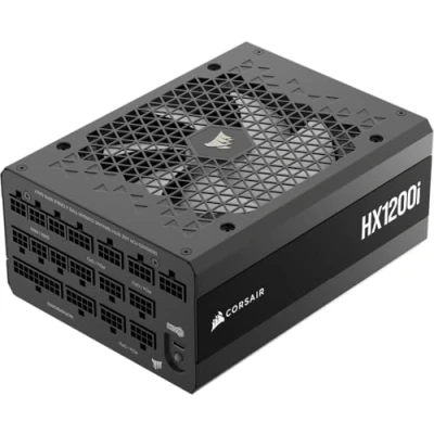 Immagine di CORSAIR HX1200i (2025) Alimentatore ATX Completamente Modulare a Basso Rumore con Cavo 12V 2 x 6, Compatibile 3.1 e PCIe 5.1, Efficienza Cybenetics Platinum, Nero