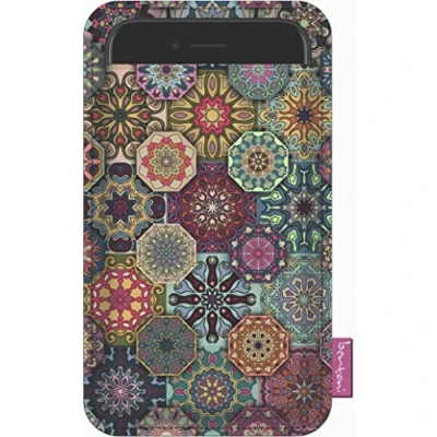 Immagine di Bertoni Custodia in feltro compatibile con iPhone 14/14 Pro/13/13 Pro/12 Pro/12/11/X/XR/XS, Galaxy S23/S22/S21/S20/S10/S9/S8/A40, P30, P20 Colorato Boho Design per smartphone (Valencia)