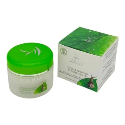 Immagine di ISB Crema Giorno Rigenerante &quot;Bava Bio&quot; 100 ml con Bava di Lumaca e Acido Ialuronico Biotech a base Acqua Termale dell&#039;Isola d&#039;Ischia