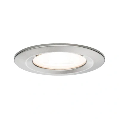 Immagine di Paulmann Nova Lampada da incasso per bagno LED (monocolore) GU10 6.5 W IP44 Ferro (spazzolato)