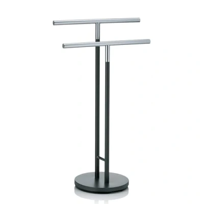 Immagine di Kela 22230, Portasciugamani, 2 Bracci, Antiruggine, Metallo, 92,5 cm di Altezza, &#039;Sinerio&#039;, Antracite, Metal, Anthracite, One Size