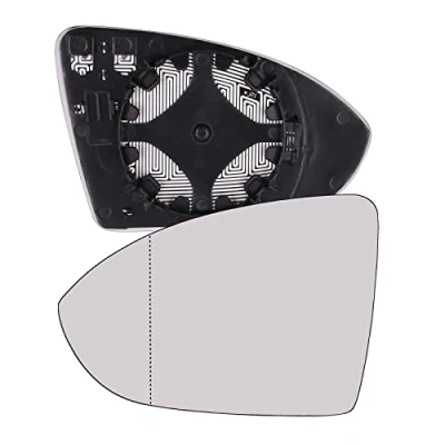 Immagine di KYYET vetro specchietto retrovisore laterale sinistro compatibile con vw Golf MK7 2013 2020 Power Heated White