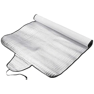 Immagine di HP Autozubehör Copertura vetri auto superficie in alluminio, oscuramento (L x A) 255 cm 100 Camion, SUV, Van, Bus Argento