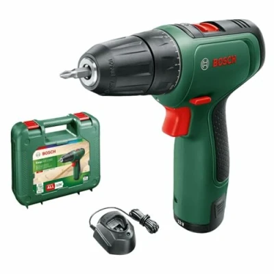 Immagine di Bosch Home and Garden EasyDrill 1200 2 rapporti Trapano avvitatore a batteria 12 V incl. ricaricabile, caricabatterie, valigia