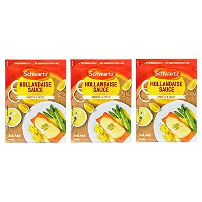 Immagine di Schwartz Gamma di salse pacchetto (salsa olandese 3 x 25g)