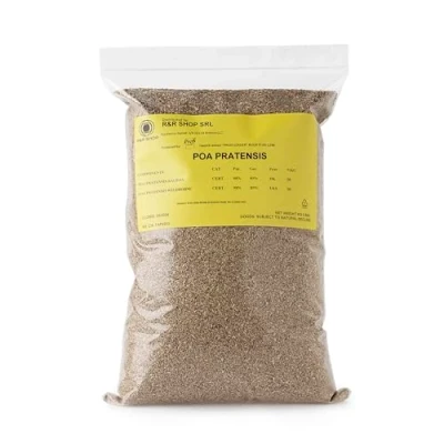 Immagine di R&amp;R SHOP Semi Per Prato, Poa Pratensis, Autorigenerante E Resistente (22,6Kg 900mq)
