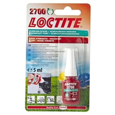 Immagine di 2700 Henkel/Loctite 1 5/Threadlocker di salute e sicurezza, alta resistenza, 5 mL
