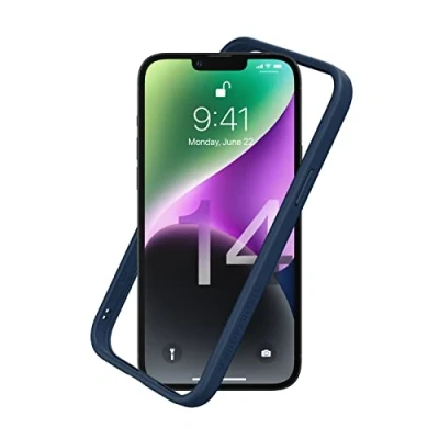 Immagine di RhinoShield Bumper Case Compatible with [iPhone 14 Plus] CrashGuard NX Shock Absorbent Slim Design Protective Cover 3.5M / 11ft Drop Protection Navy Blue
