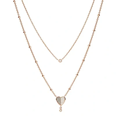 Immagine di Fossil Vintage Glitz Collana Rose goldcoloured, Donna, Taglia: One Size, gold coloured
