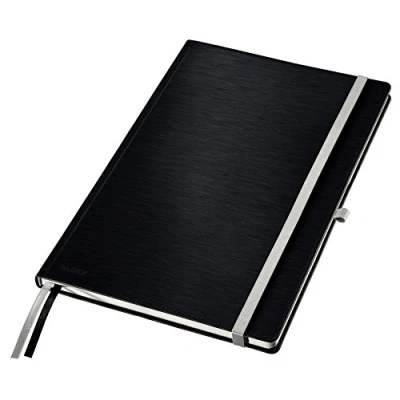 Immagine di LEITZ Style Taccuino A Righe Con Copertina Rigida, A4, Nero Satin