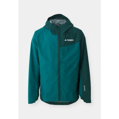 Immagine di adidas Uomo Terrex Multi 2.5 Layer RAIN.RDY Jacket, Mystery Green/Aurora Ivy, L