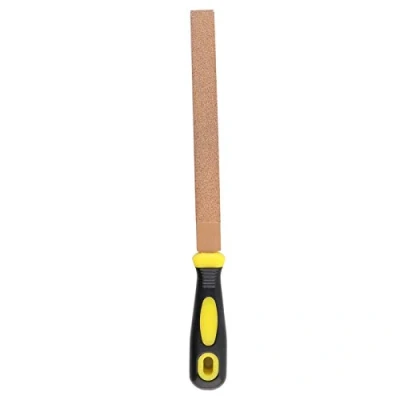 Immagine di Lima Piatta con Rivestimento Diamantato Brasata Sabbia Diamantata Lime Diamantate per Brasatura Raspa Metallo Duro Affilatura Rettifica Intaglio Utensili Manuali(8 Inch)