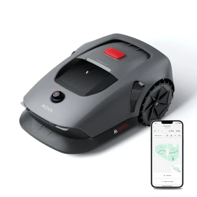 Immagine di MOVA 600, Dreame Robot tosaerba configurazione senza fili, mappatura 3D LiDAR fino a 600 m², superamento ostacoli intelligente, controllo via app, taglio U, silenzioso, allarmi di sicurezza