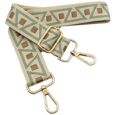 Immagine di Tracolla Colorate per Borse Donna Cinghia della Borsa Larga Verde Cachi, Regolabile con Gold Moschettone, Durevole Crossbody Borsa, Borsetta, DIY Spalla Accessori Ragazze, 1111
